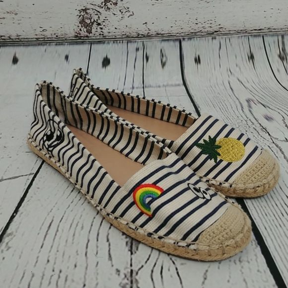 Mix No. 6 Lemma Striped Patch Espadrille